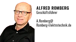 Alfred Romberg Geschäftsführer Romberg Elektrotechnik