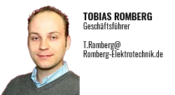 Tobias Romberg Geschäftsführer Romberg Elektrotechnik